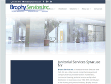 Tablet Screenshot of brophyservices.com